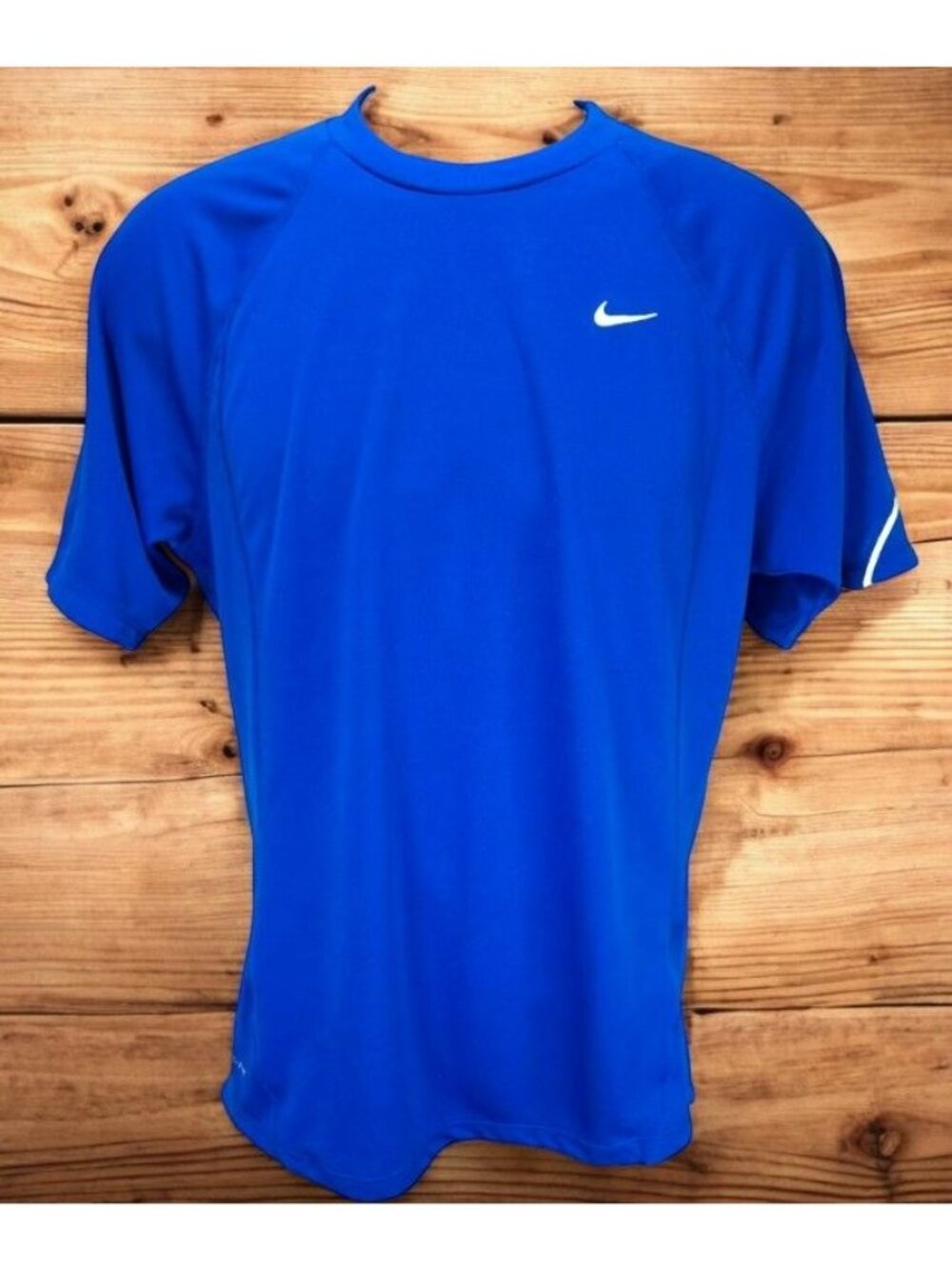 Nike Dri-Fit Unisex Blue Athletic T-Shirt Small